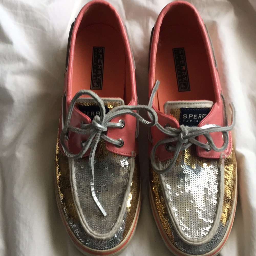Sequined Boat Shoes - FINAL PRICE